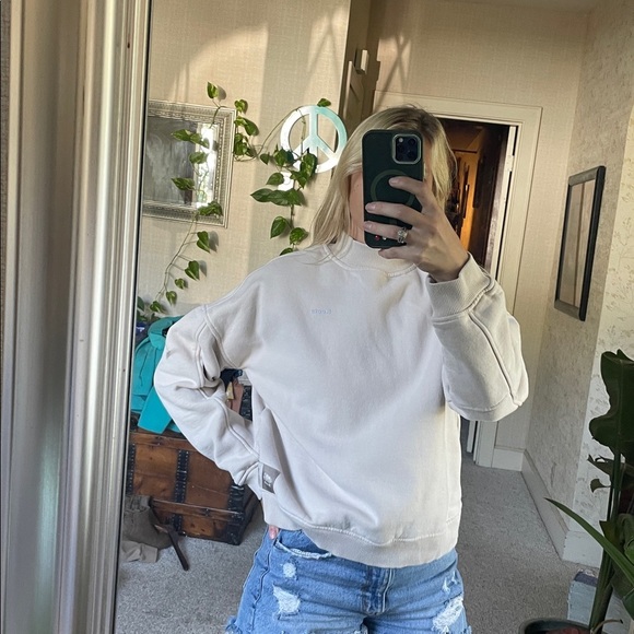 Roots Cream Crewneck Sweater - Picture 4 of 14